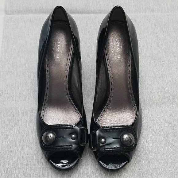 Coach Dorita Black Pump - Size 7 - Picture 2 of 7